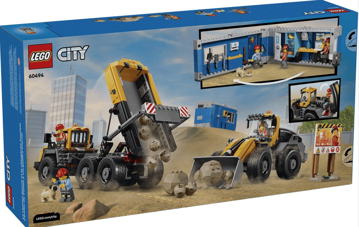 LEGO® City Dump Truck And Front End Loader | 1,132 Pieces | Ages 8 And Up
