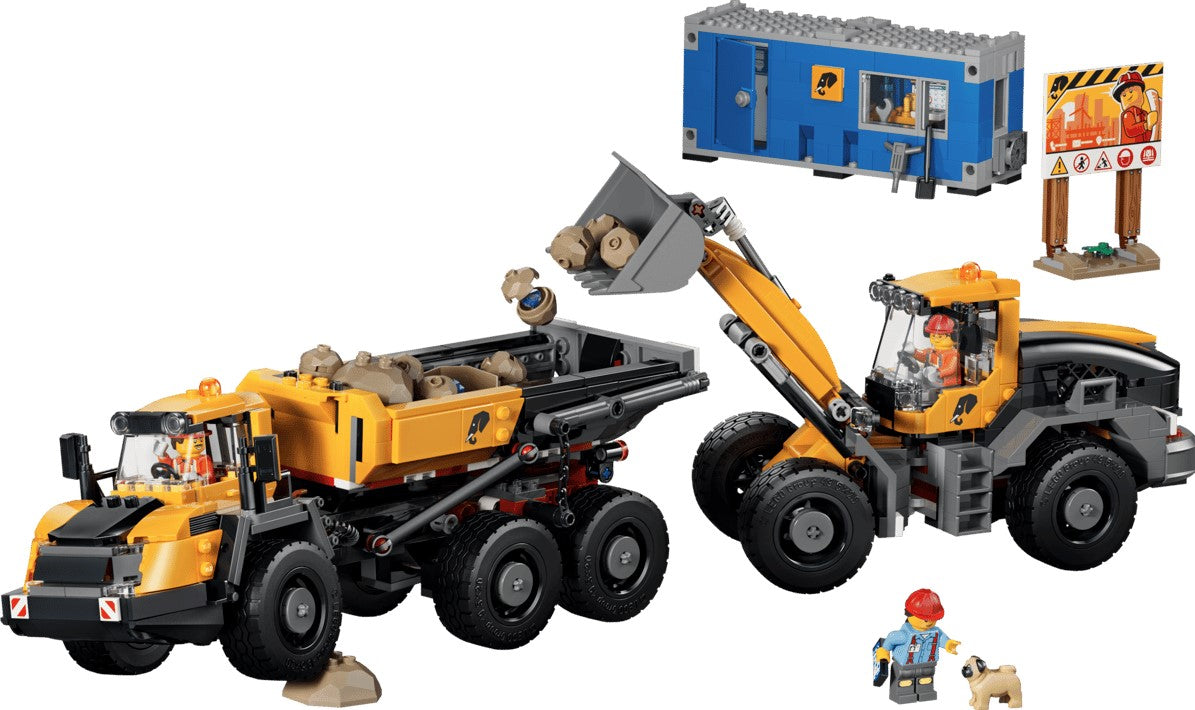LEGO® City Dump Truck And Front End Loader | 1,132 Pieces | Ages 8 And Up
