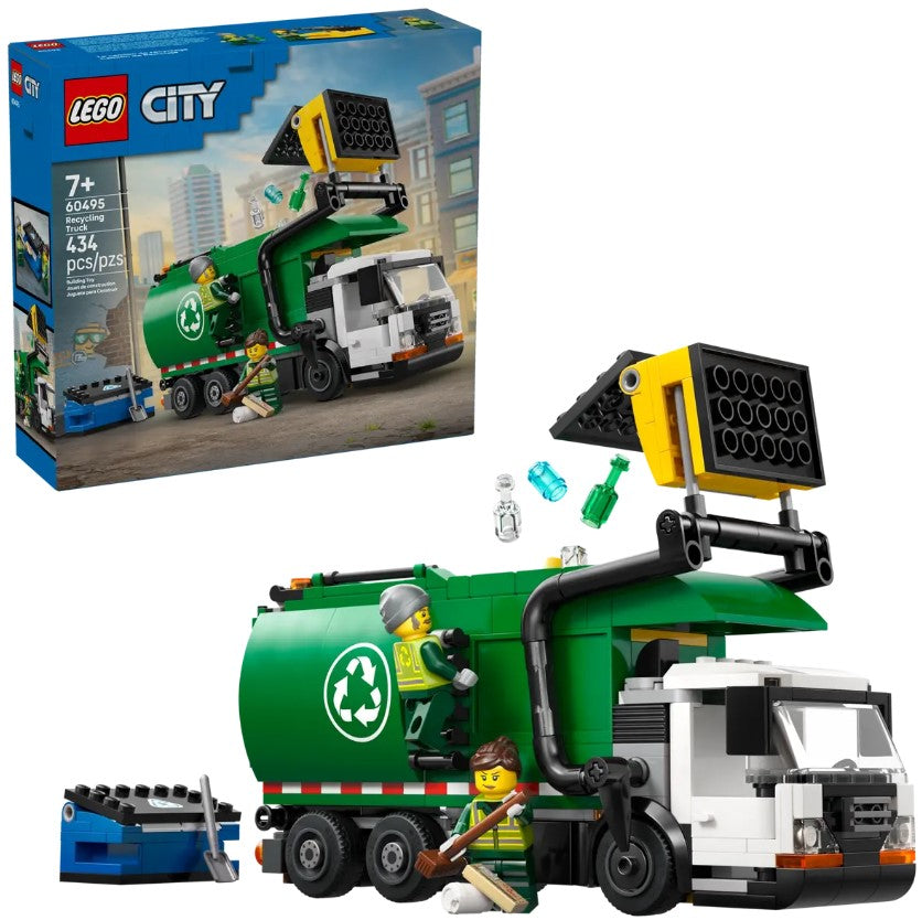 LEGO® City Recycling Truck | 434 Pieces | Ages 7 and Up | Set 60495