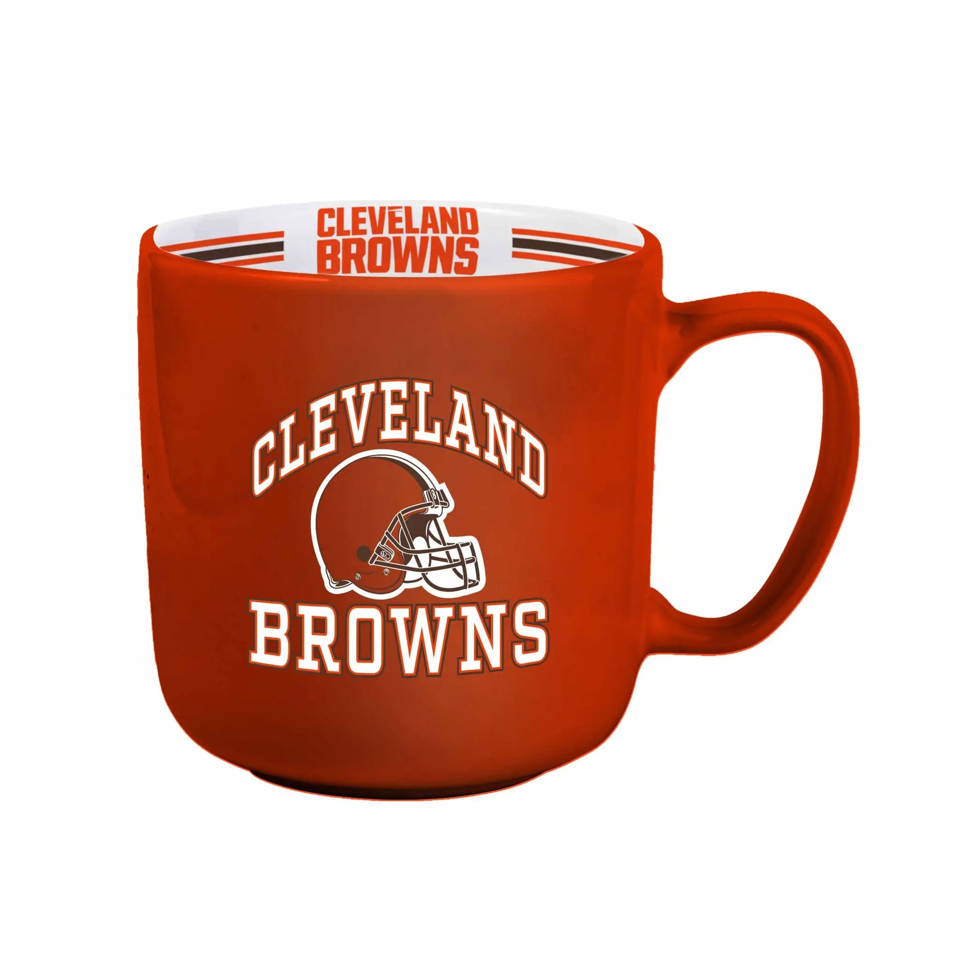 Cleveland Browns Coffee Mug 15oz Stripe Design