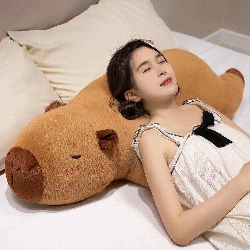  60cm-100cm Kawaii Capybara Plush Doll Pillow Home Decor -  ToylandEU™