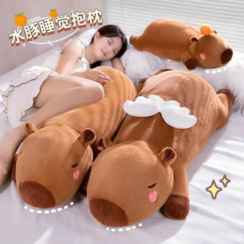  60cm-100cm Kawaii Capybara Plush Doll Pillow Home Decor -  ToylandEU™