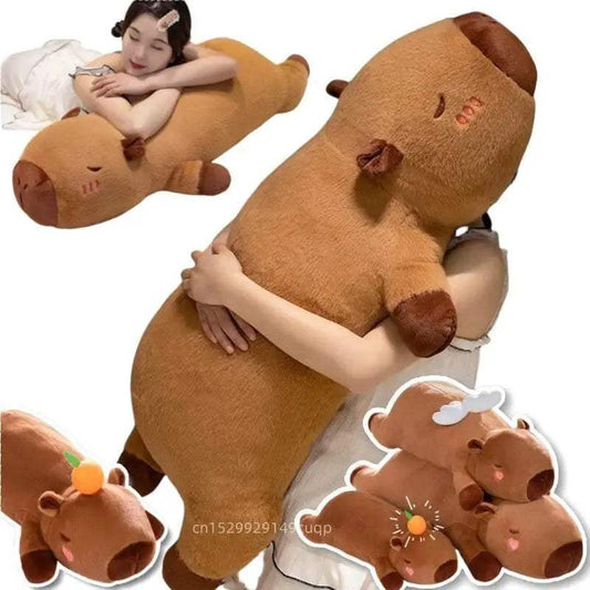  60cm-100cm Kawaii Capybara Plush Doll Pillow Home Decor -  ToylandEU™