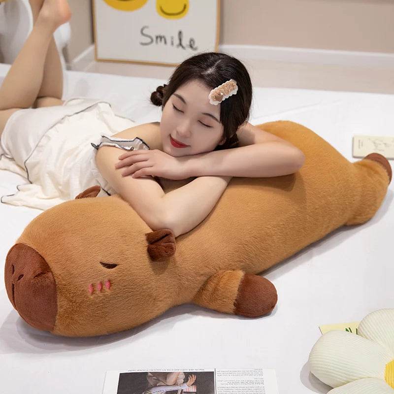 60cm-100cm Kawaii Cartoon Capybara Plush Doll Pillow Decor - ToylandEU