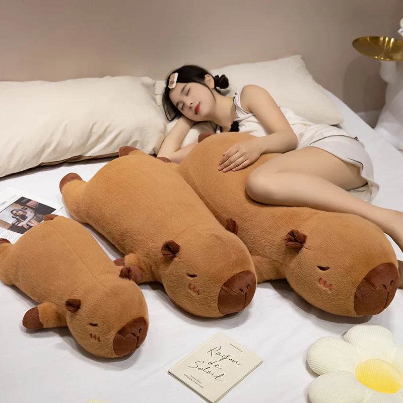 60cm-100cm Kawaii Cartoon Capybara Plush Doll Pillow Decor - ToylandEU
