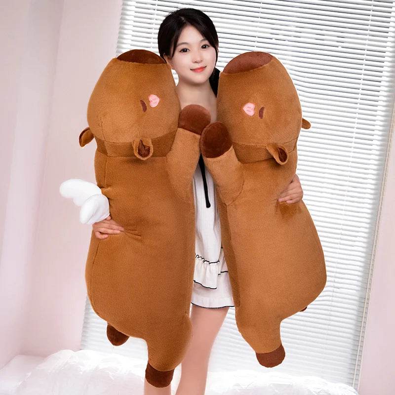 60cm-100cm Kawaii Cartoon Capybara Plush Doll Pillow Decor - ToylandEU