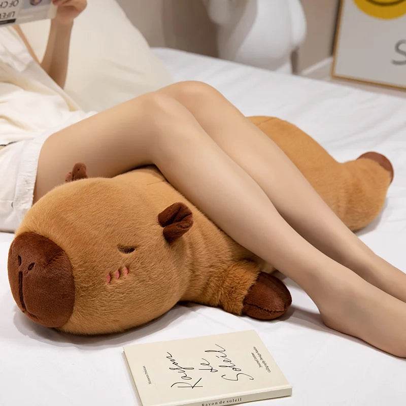60cm-100cm Kawaii Cartoon Capybara Plush Doll Pillow Decor - ToylandEU