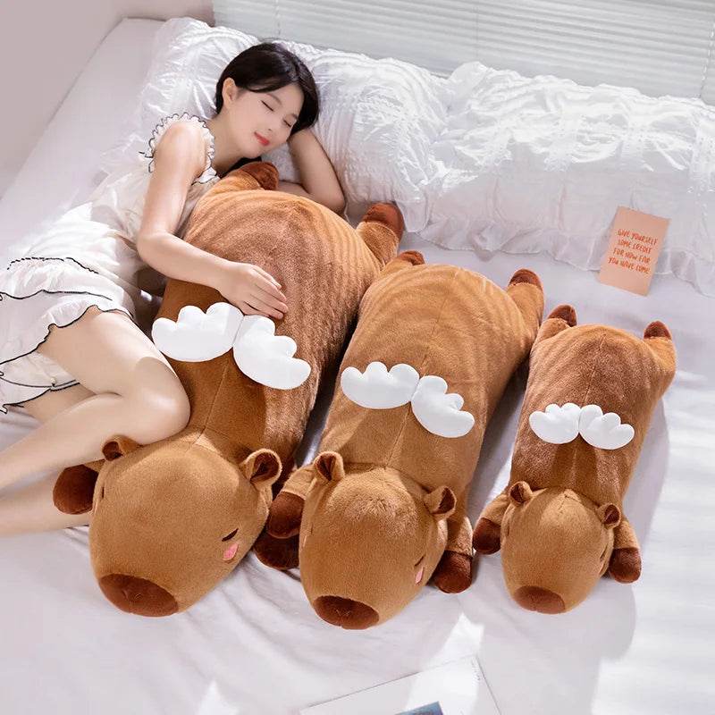 60cm-100cm Kawaii Cartoon Capybara Plush Doll Pillow Decor - ToylandEU