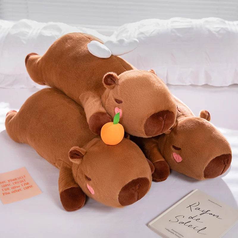 60cm-100cm Kawaii Cartoon Capybara Plush Doll Pillow Decor - ToylandEU