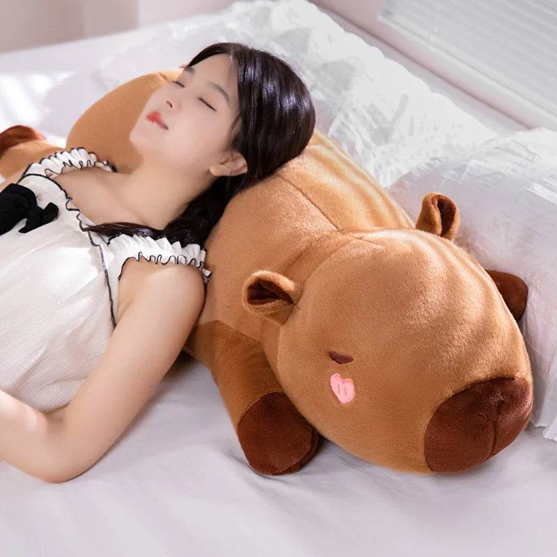 60cm-100cm Kawaii Cartoon Capybara Plush Doll Pillow Decor - ToylandEU