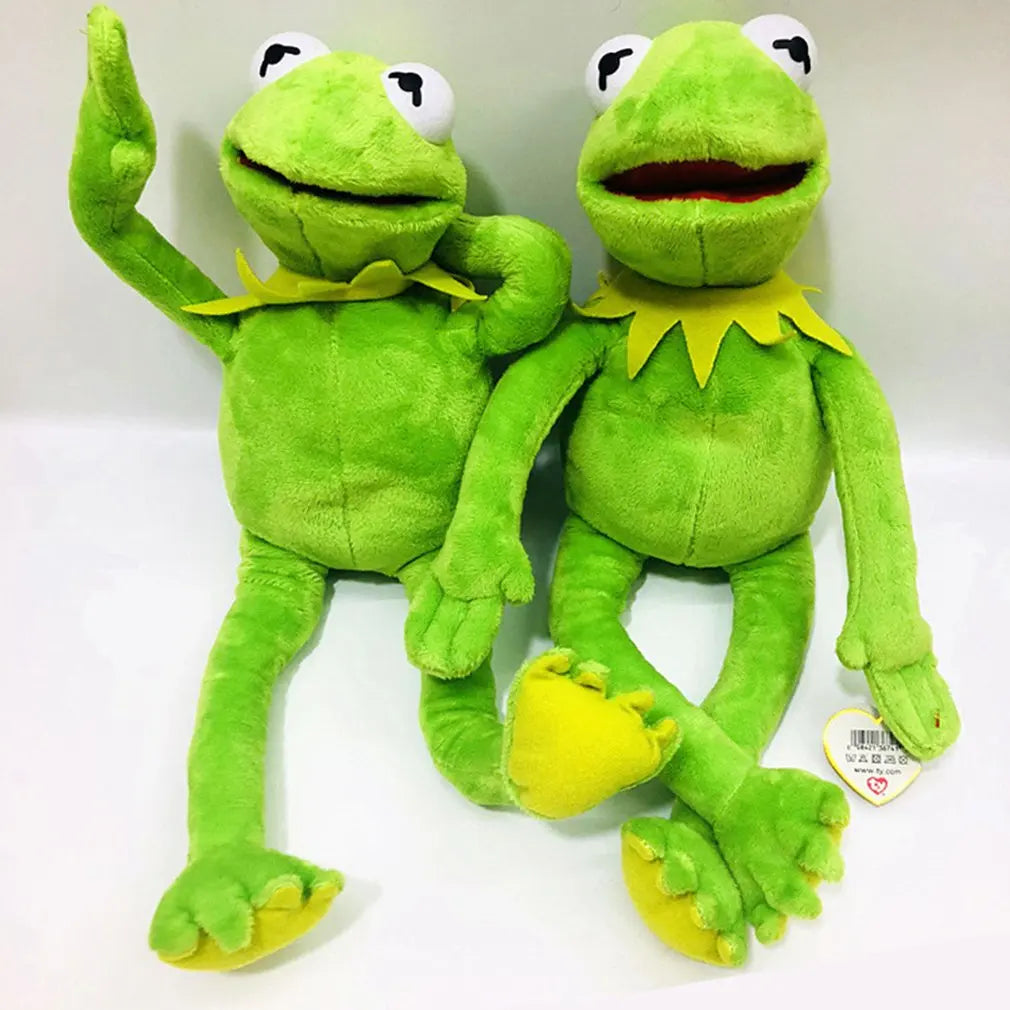 60cm/24" Kermit the Frog Plush Puppet - Soft, Movable Mouth Toy for Kids - ToylandEU