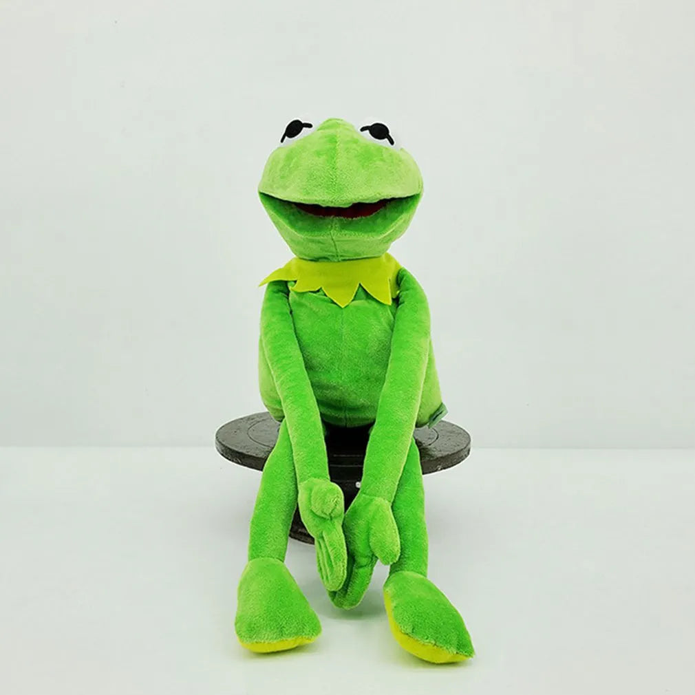 60cm/24" Kermit the Frog Plush Puppet - Soft, Movable Mouth Toy for Kids - ToylandEU