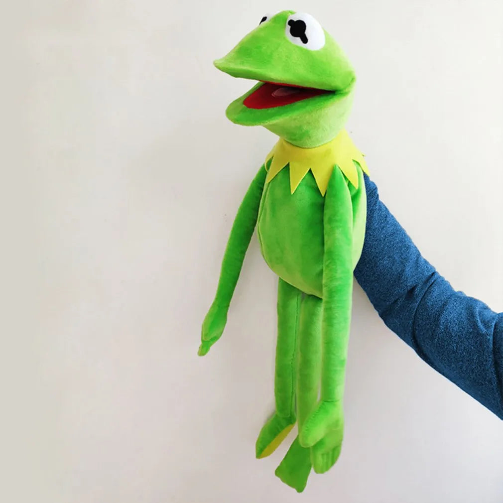 60cm/24" Kermit the Frog Plush Puppet - Soft, Movable Mouth Toy for Kids - ToylandEU