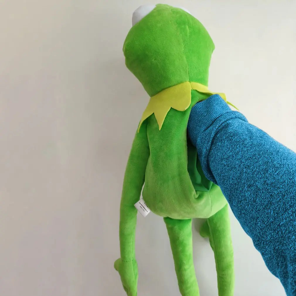 60cm/24" Kermit the Frog Plush Puppet - Soft, Movable Mouth Toy for Kids - ToylandEU