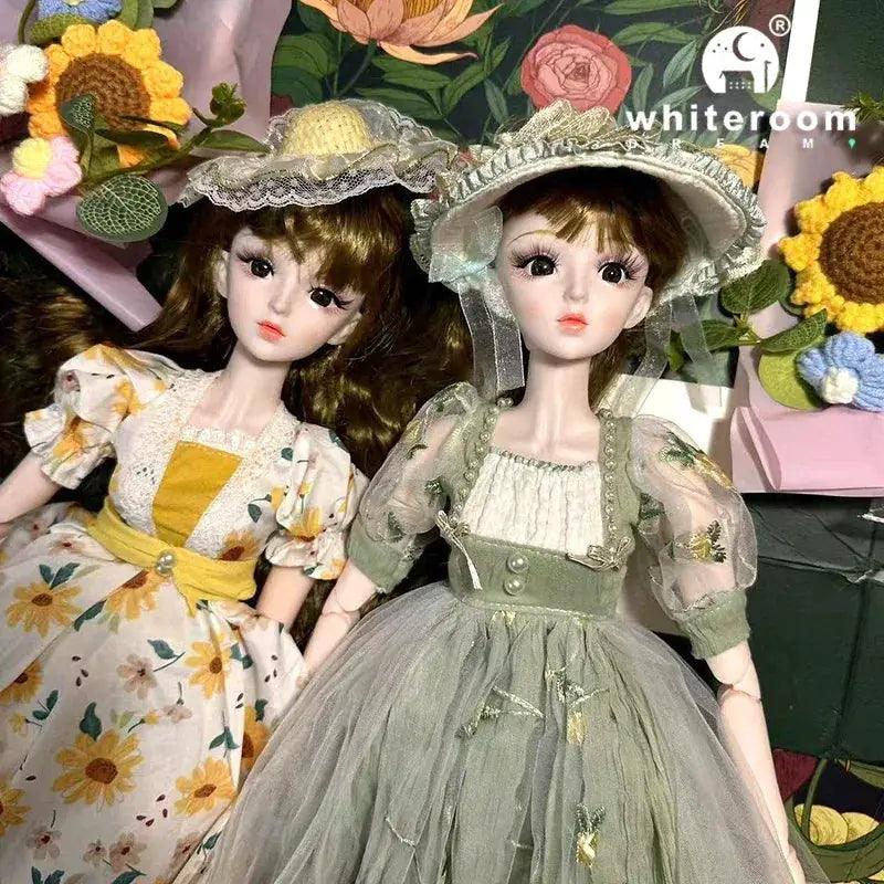  60cm Bjd Doll Sunflower Dress Lolita Style -  ToylandEU™