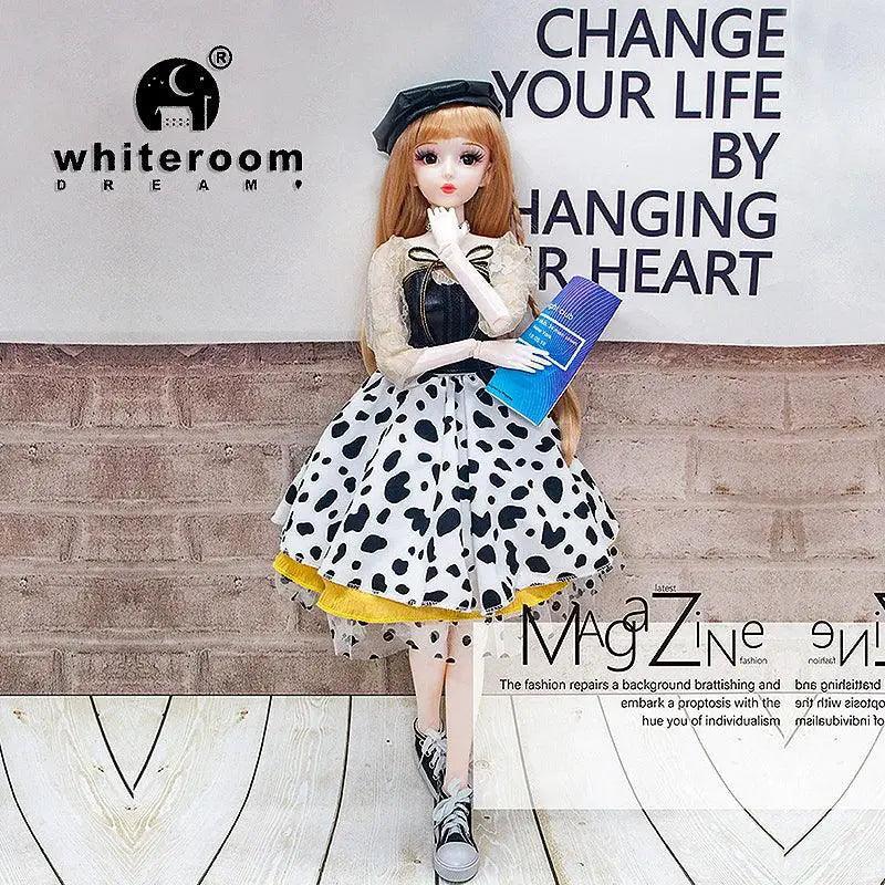  60cm Bjd Doll Sunflower Dress Lolita Style -  ToylandEU™