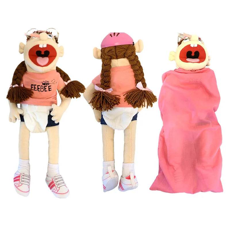 60cm Plush Jeffy Boy Hand Puppet - Perfect for Kids' Play and Shows - ToylandEU