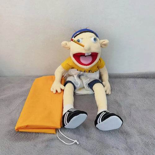 60cm Plush Jeffy Boy Hand Puppet - Perfect for Kids' Play and Shows - ToylandEU
