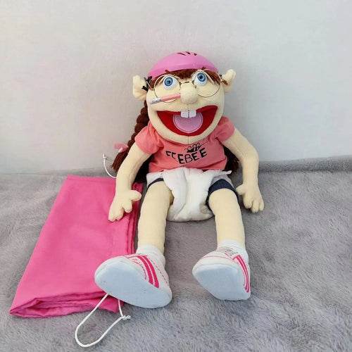 60cm Plush Jeffy Boy Hand Puppet - Perfect for Kids' Play and Shows - ToylandEU