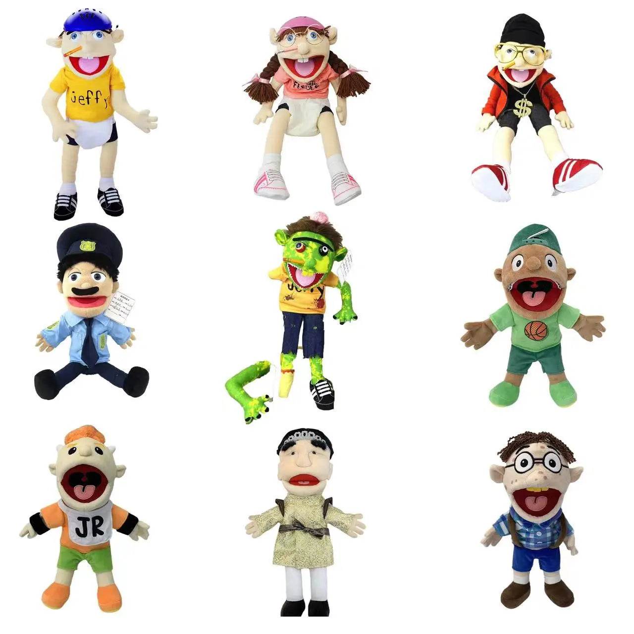 60cm Plush Jeffy Boy Hand Puppet - Perfect for Kids' Play and Shows - ToylandEU