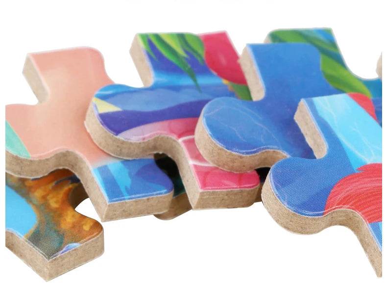 60pcs Jigsaw Cartoon Puzzle With Metal Box For Kids - ToylandEU