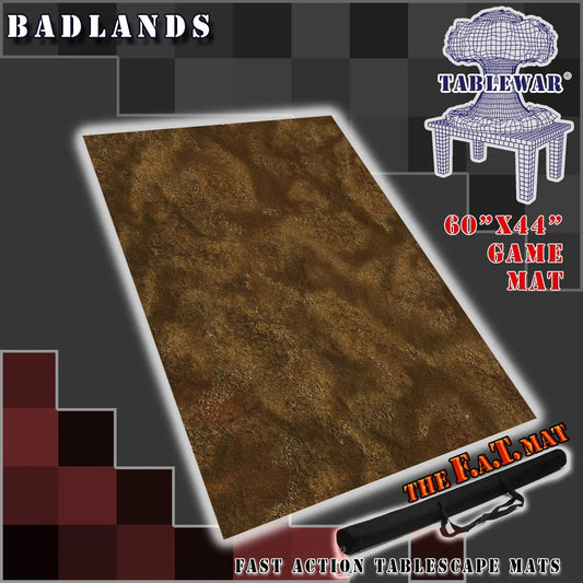 Badlands Neoprene Gaming Mat Battle Surface Carry Bag
