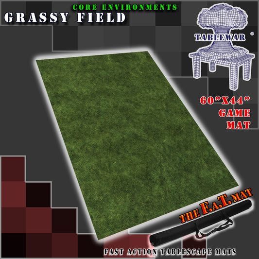 60x44" 'Grassy Field' F.A.T. Mat Battle Gaming Mat