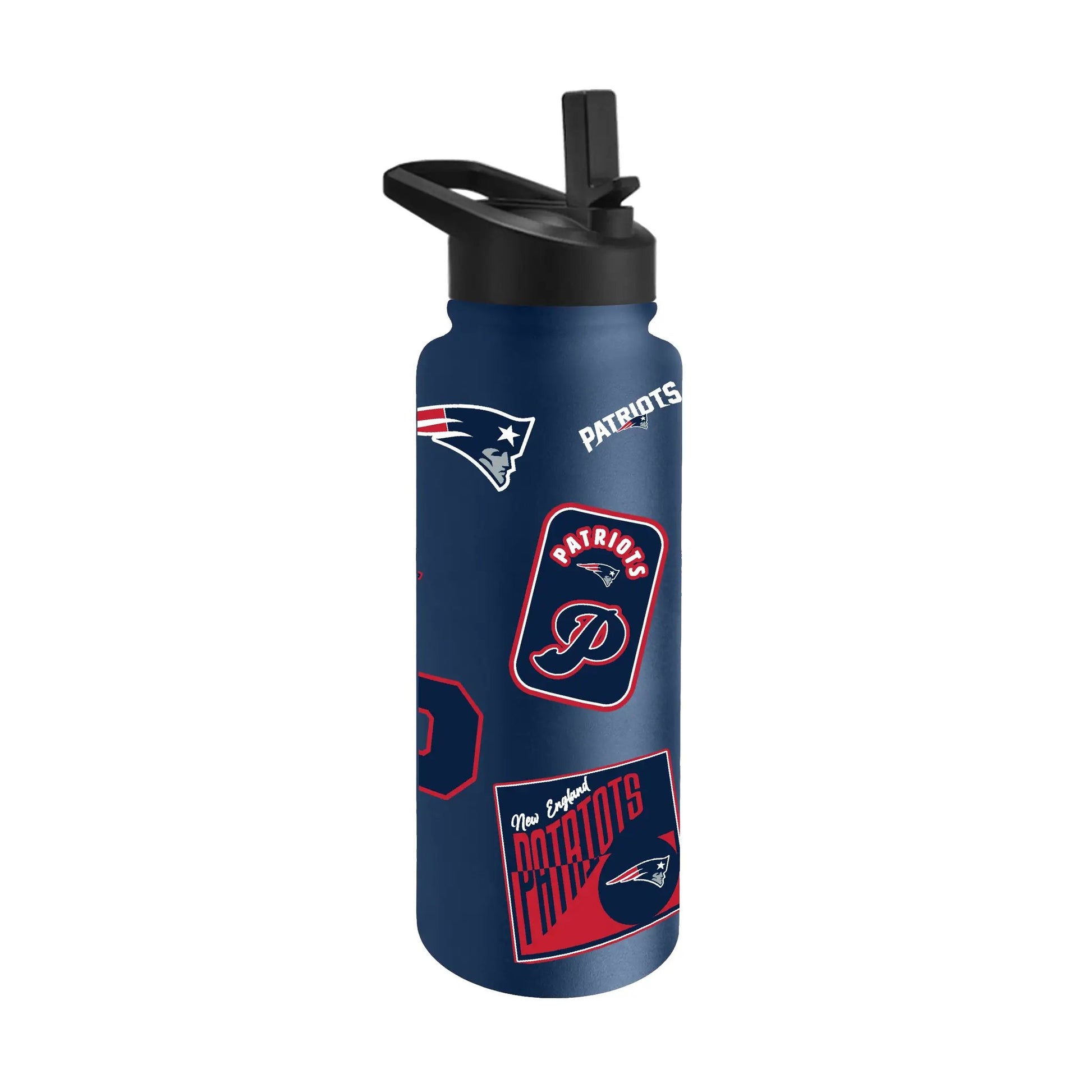 New England Patriots Quencher Bottle 34oz Stainless Steel Dreamweave