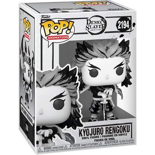 Funko Pop Vinyl Figure | Demon Slayer Series | Sumi Ink Detail | Kyojuro Rengoku