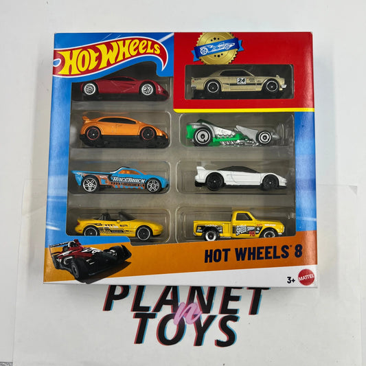 Hot Wheels 8 Pack Assorted Skyline, Miata, Acura, Honda Civic, Pickup Diecast scale 1:64 - ToylandEU