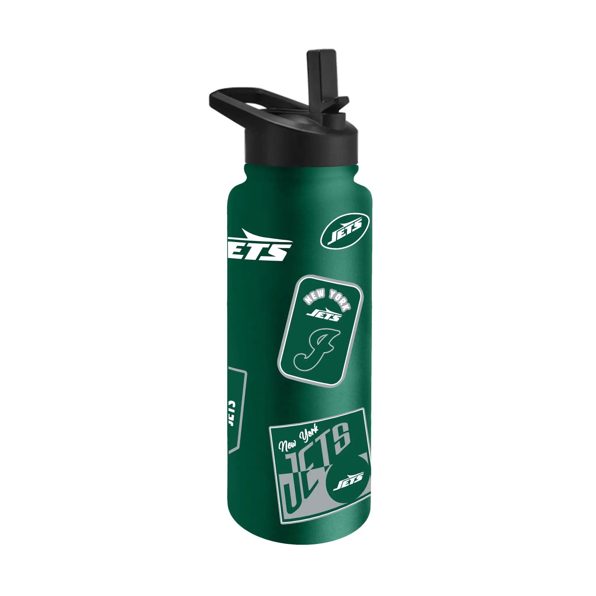 New York Jets Quencher Bottle 34oz Stainless Steel Dreamweave