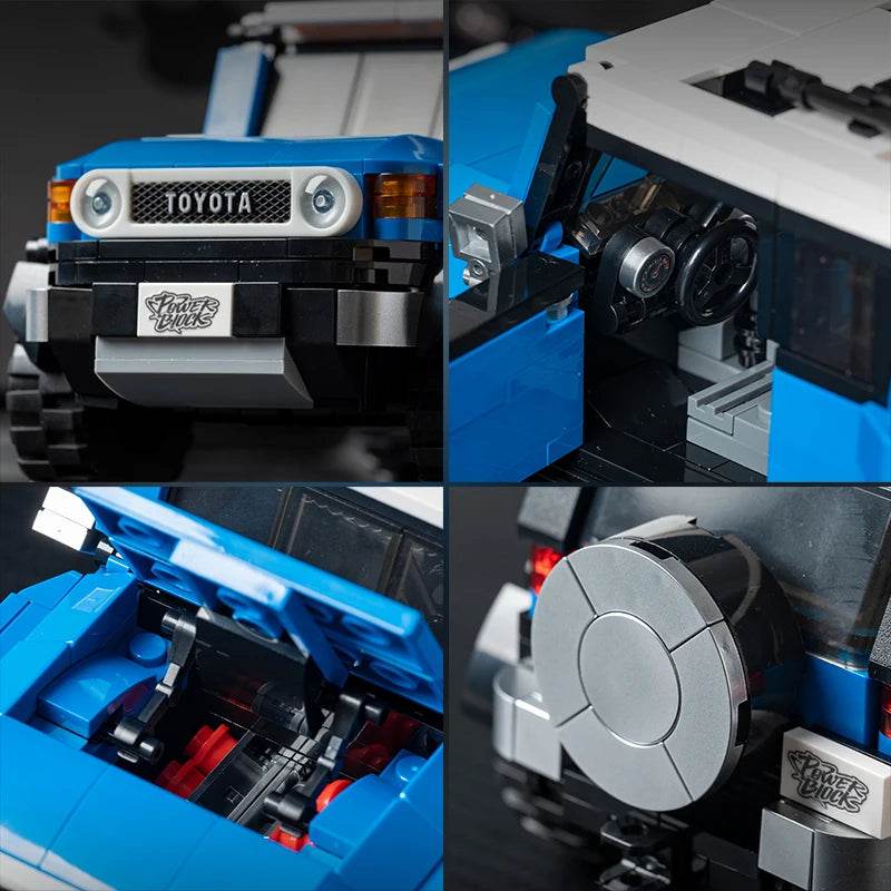 622PCS Toyota FJ40 Off Road Vehicle Building Blocks Set - ToylandEU