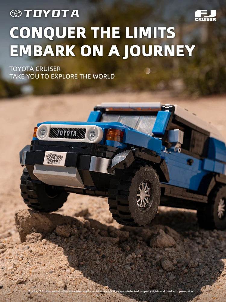 622PCS Toyota FJ40 Off Road Vehicle Building Blocks Set - ToylandEU