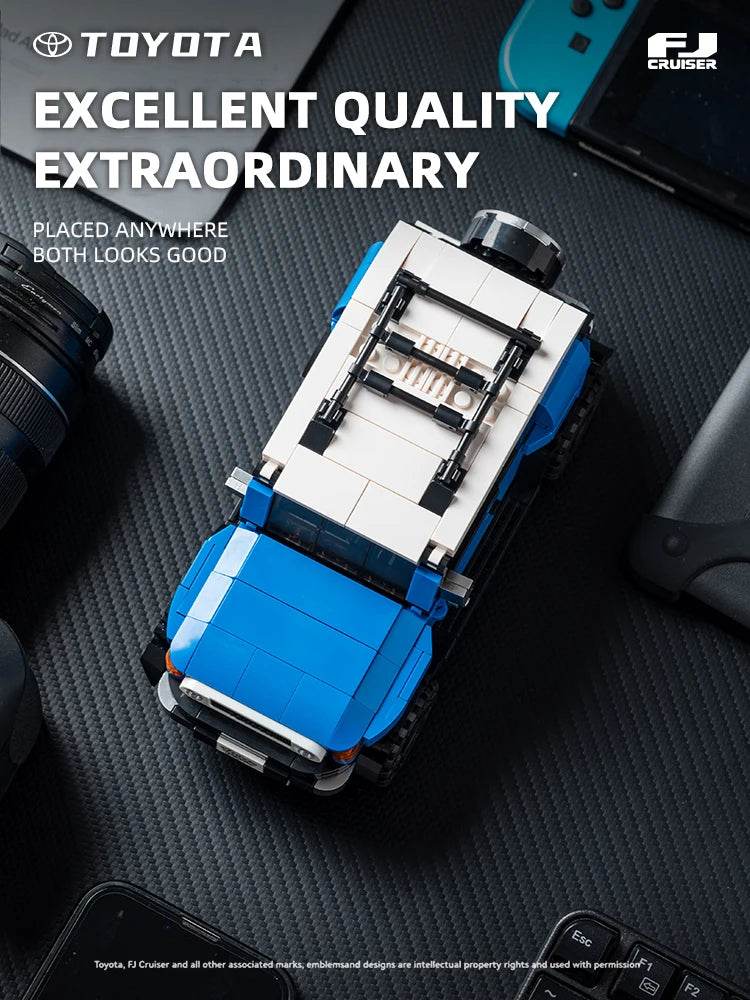 622PCS Toyota FJ40 Off Road Vehicle Building Blocks Set - ToylandEU