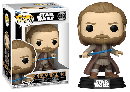 Obi-Wan Kenobi Funko Pop Battle Figure Ships With PopShield Protector