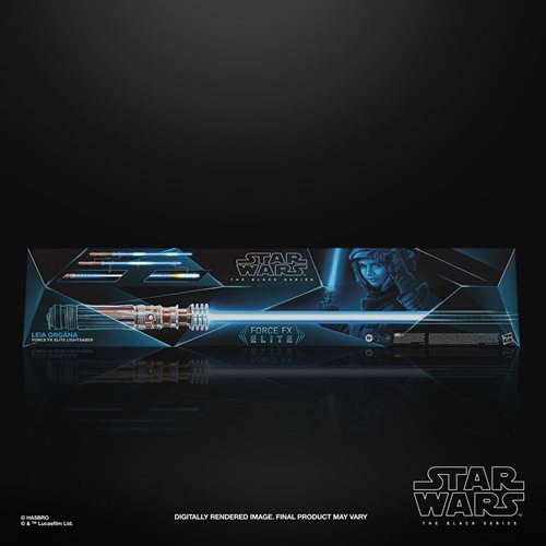 Star Wars The Black Series Leia Organa Force FX Lightsaber | Force FX Electronic Replica | Collector Edition | Star Wars Fans