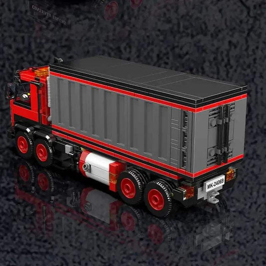 630-Piece Container Truck Building Blocks For Creative City Play - ToylandEU