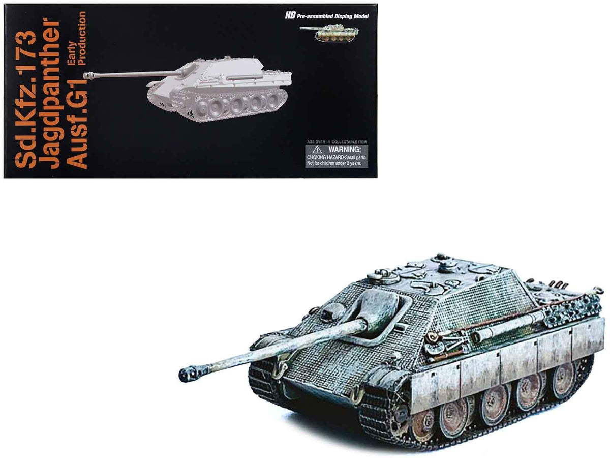 Germany Sd.Kfz.173 Jagdpanther Ausf.G1 Early Production Tank | 1/72 Diecast Military Model | Dragon Models | Pz.Div. Grossdeutschland Series