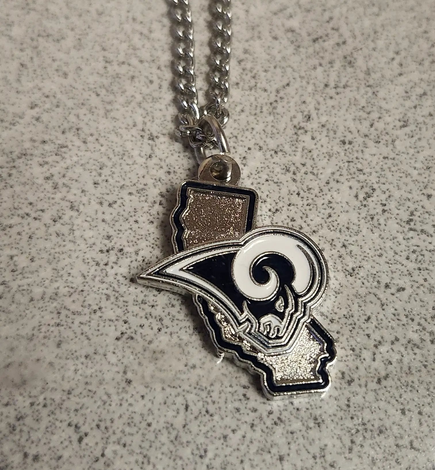 Los Angeles Rams Necklace State Design