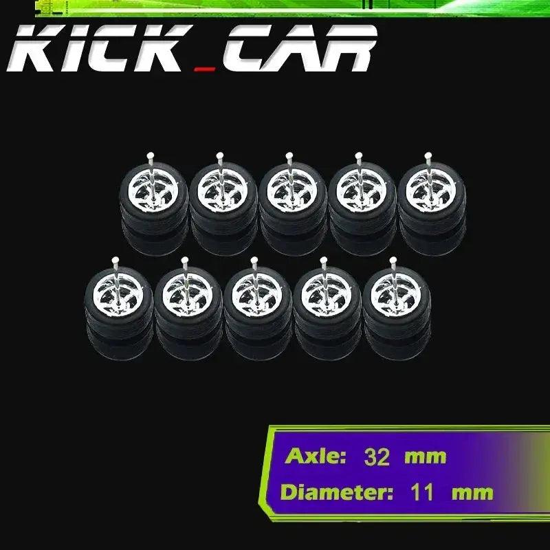  64 Scale Diecast Car Wheels Durable Electroplated ABS -  ToylandEU™