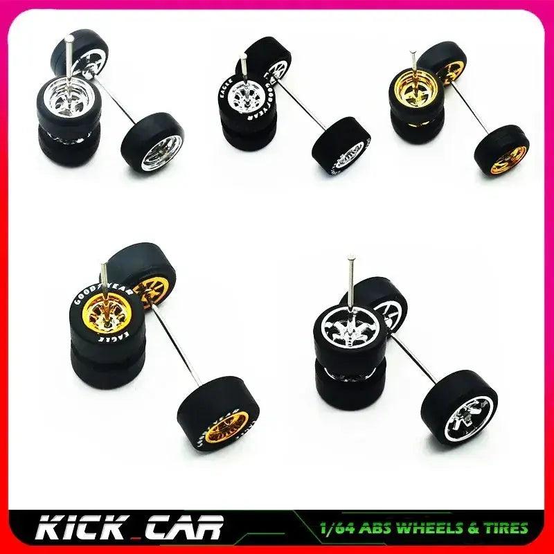  64 Scale Diecast Car Wheels Durable Electroplated ABS -  ToylandEU™