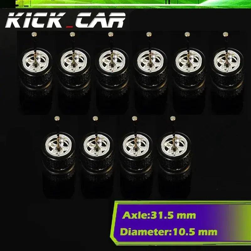  64 Scale Diecast Car Wheels Durable Electroplated ABS -  ToylandEU™
