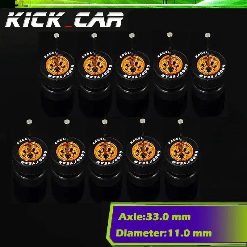  64 Scale Diecast Car Wheels Durable Electroplated ABS -  ToylandEU™