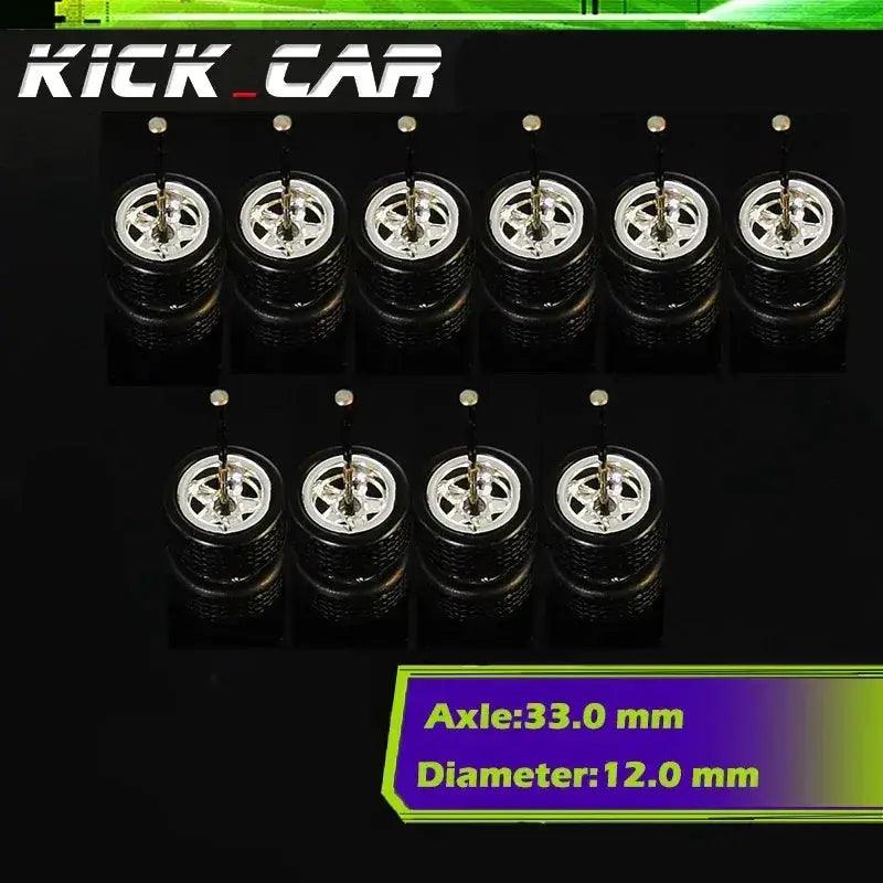  64 Scale Diecast Car Wheels Durable Electroplated ABS -  ToylandEU™