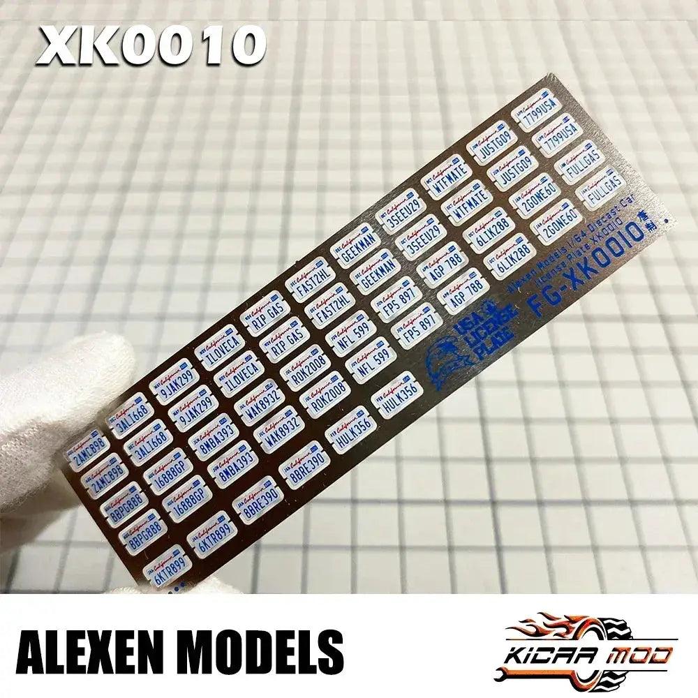  64 Scale Model Car License Plates Diecast Metal -  ToylandEU™