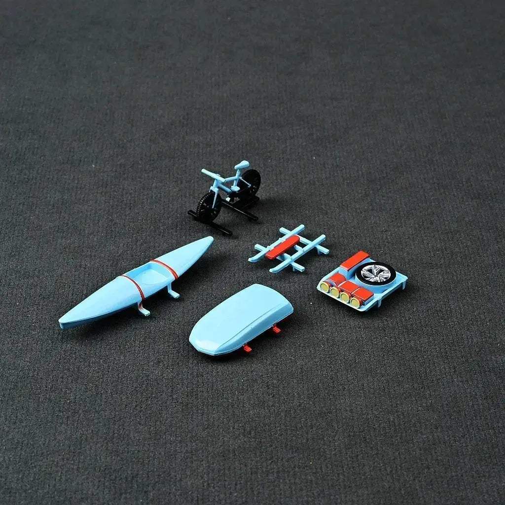 64 Scale Model Car Roof Accessories With Bicycle And Kayak - ToylandEU