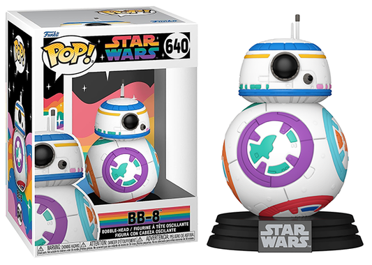 BB-8 Pride Funko Pop 640 with PopShield Protector Near Mint