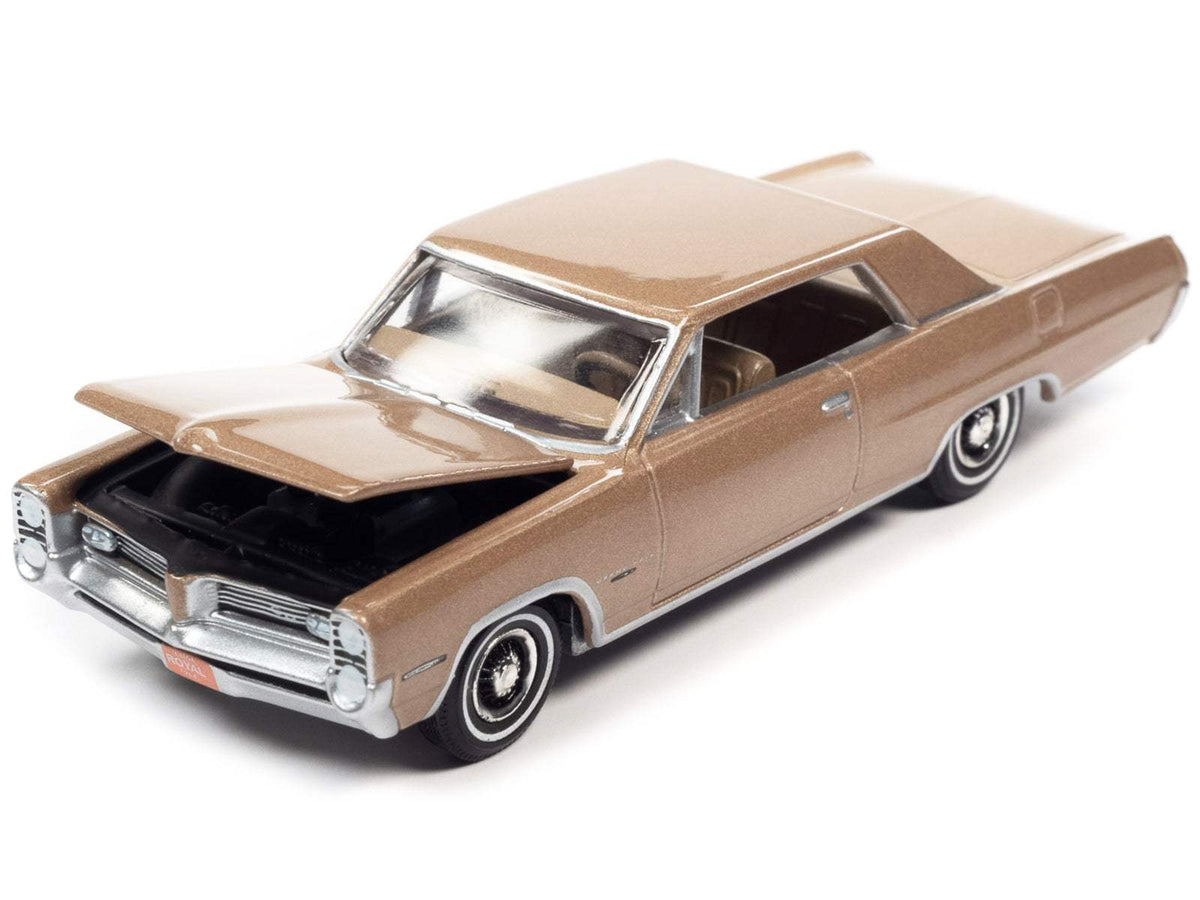 1/64 Diecast Car | 1964 Pontiac Grand Prix | Saddle Bronze Metallic | Auto World