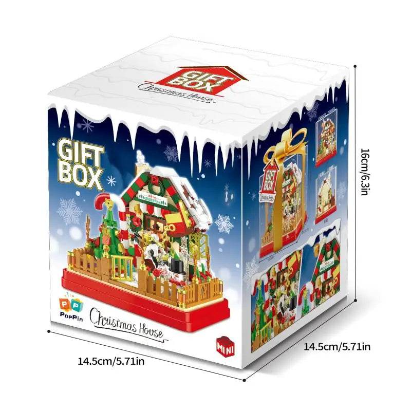654PCS Christmas House Building Blocks Gift Box Set for Kids - ToylandEU