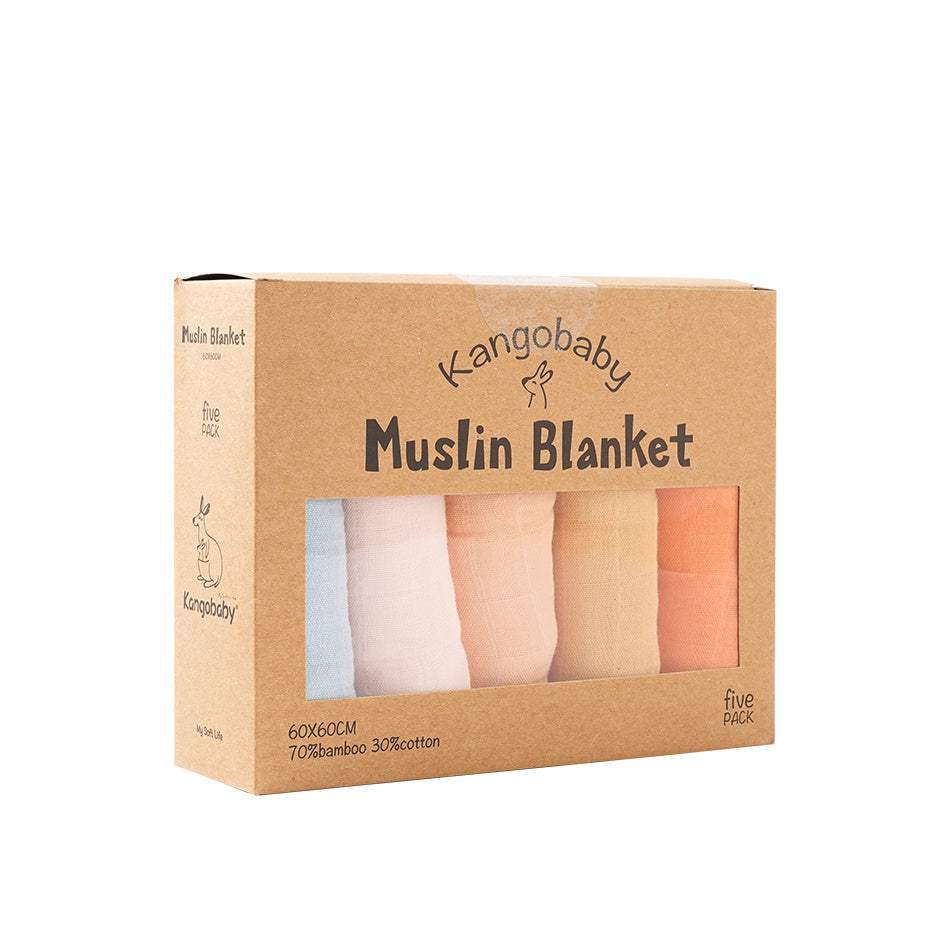 Baby Gauze Saliva Towel Bib | Bamboo Fiber Blend